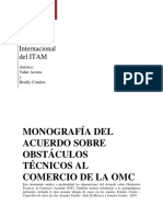 Análisis del Acuerdo OTC de la OMC
