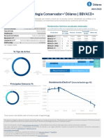 Portafolio Multiestrategia Conservador+ Dólares - BBVACD+: Abril 2022 1