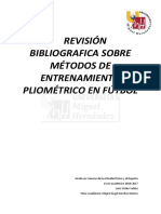 Revision bibliografica sobre metodos de entrenamiento en futbol