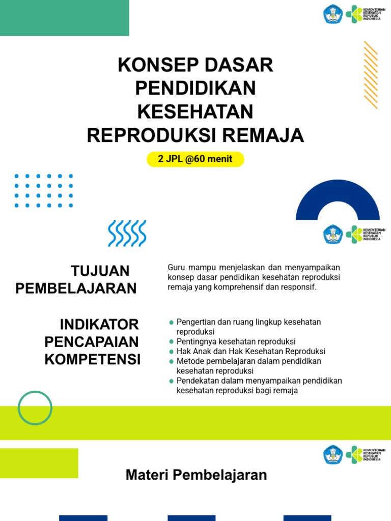 Konsep Dasar Pendidikan Kesehatan Reproduksi Bagi Remaja Pdf
