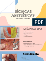 Técnicas anestésicas Spix, Carrea y Tuberosidad