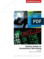 Airline Guide To Involuntary Rerouting: 1st Edition Effective 1 September 2002