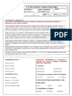 Atividades Geral Avaliativa 1ºbimestre 7º Ano