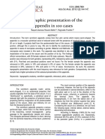 Topographic Presentation of The Appendix in 100 Cases