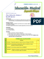 Tarea 4 Educación Musical PRIMERO BÁSICO SEGUNDO BLOQUE 2022