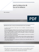 Diagnóstico para La Detección de Psicopatologías en La Infancia