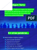 Definiciones de administración