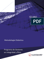 Sílabo Metodología Didáctica