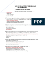 Soal Latihan Perdagangan Internasional