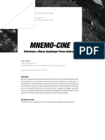 A.P. Mnemo-Cine. Entrevista A María Guadalupe Ferrer Andrade