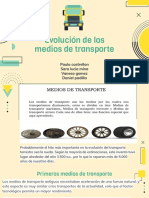 Evolución de Medios de Transporte