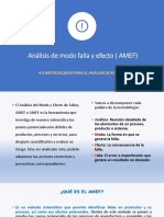 4.5 Análisis de Modo Falla y Efecto (AMEF) H y S