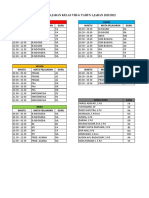 Jadwal Pelajaran Kelas 8G