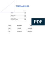 TABULACIONES