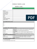 Format Modul Ajar