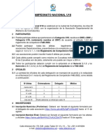 Convocatoria Nacional U18 2022