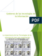 Gobierno de Las Tecnologías de La Información