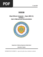 Ddesb: Blast Effects Computer - Open (BEC-O) User's Manual and Documentation