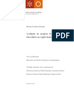 Bruna Cezário Rocha: Avaliação de Projetos de Microgeração Fotovoltaica Na Região Sudeste Do Brasil