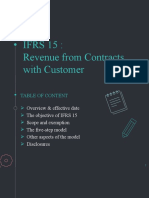 IFRS 15: Revenue From Contracts With Customer