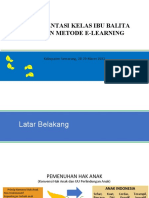 Kab Semarang e Learning Kelas Ibu Balita