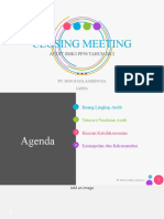 Closing Meeting Template