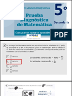 Evaluacion Diagnostica 5to