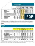 Lista de Precios y Penalidades