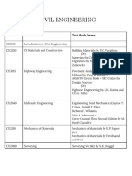 Core Courses Text Books