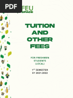 Tuition Fees at FEU and Some Other Universities in Manila | PDF ...