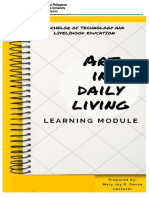 Module in Arts in Daily Living 3 PDF