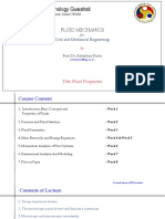 Indian Institute of Technology Guwahati: Fluid Mechanics