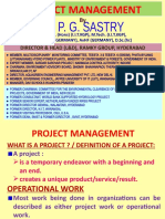 Project Management Lecture For Ramky GET's On Aug 31, 2012