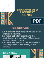 Hjypwa2rf VI. D. Biography of A Prominent Filipino