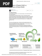 Definition of Ready (DoR) vs. Definition of Done (DoD)