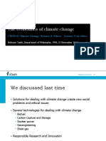 The economics of climate change: CBA and its critiques