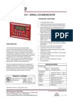FN-LCD-S - Serial LCD Annunciator: Standard Features