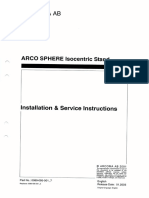 Arco Sphere Isocentric Stand Installation and Service Instructi