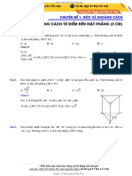 3. Đáp Án - Khoảng Cách Từ Điểm Đến Mặt Phẳng (3 Cấp Độ)