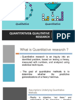 Quantitative& Qualitative Research: DR - NC Vamshi Krishna BDS, Ma (Sociology)