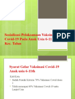 Sosialisasi Pelaksanaan Vaksinasi Covid-19 Pada Anak Usia 6-11