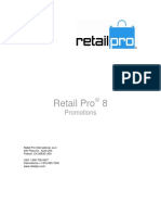Retail Pro® 8 Promotions
