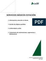 Servicios Básicos en Una Estación