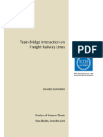 Train Bridge Contruction On Freight Raailway Lines