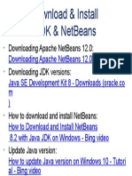 Install JDK & NetBeans 8