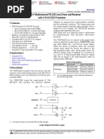 3-V To 5.5-V Multichannel RS-232 Line Driver and Receiver With 15-kV ESD Protection