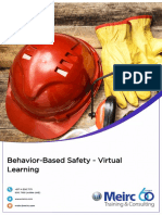 Virtual Behavior-Based Safety Learning