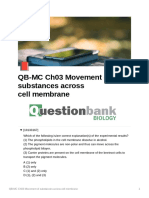 A4 QB-MC Ch03 Movement of Substances Across Cell Membrane