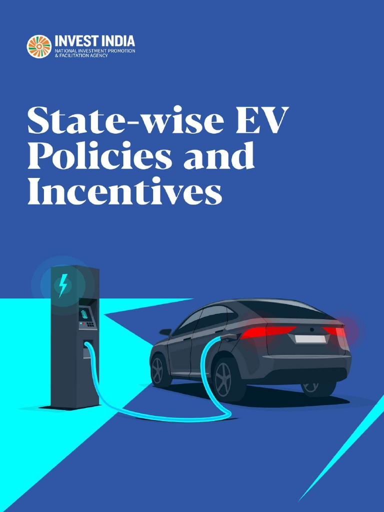 State Wise EV Policies and Incentives PDF Electric Vehicle Subsidy
