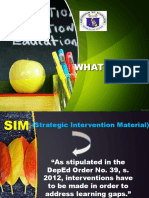 What Is Sim Final